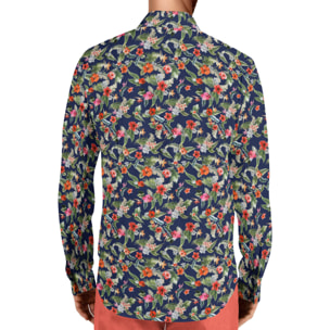 Puro Arte - Camisa Hombre - 100% Algodón Popelín - Selva