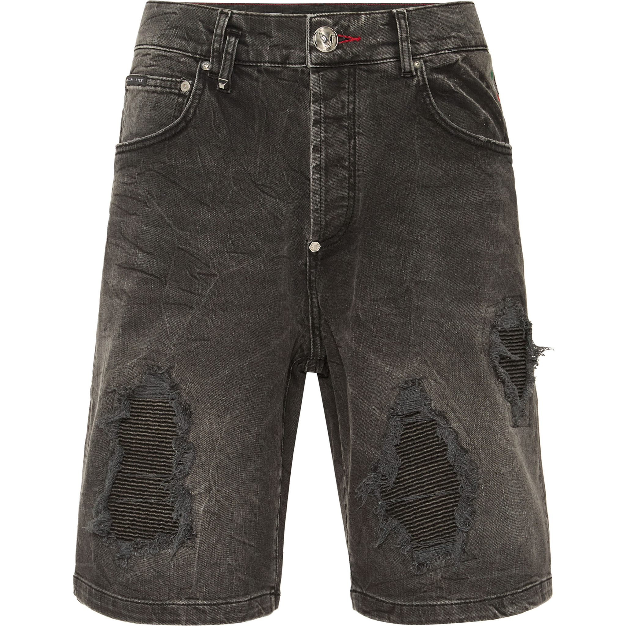 PHILIPP PLEIN Pantalones cortos vaqueros
