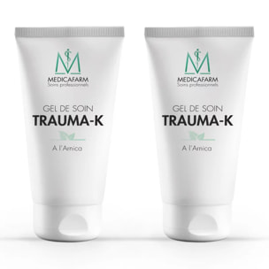 MEDICAFARM - Gel de soin TRAUMA-K à l'arnica - Effet décongestionnant et apaisant - Sans paraben - Lot de 2 tubes de 125 ml