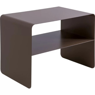 Table basse Lounge 58x37cm taupe Kare Design