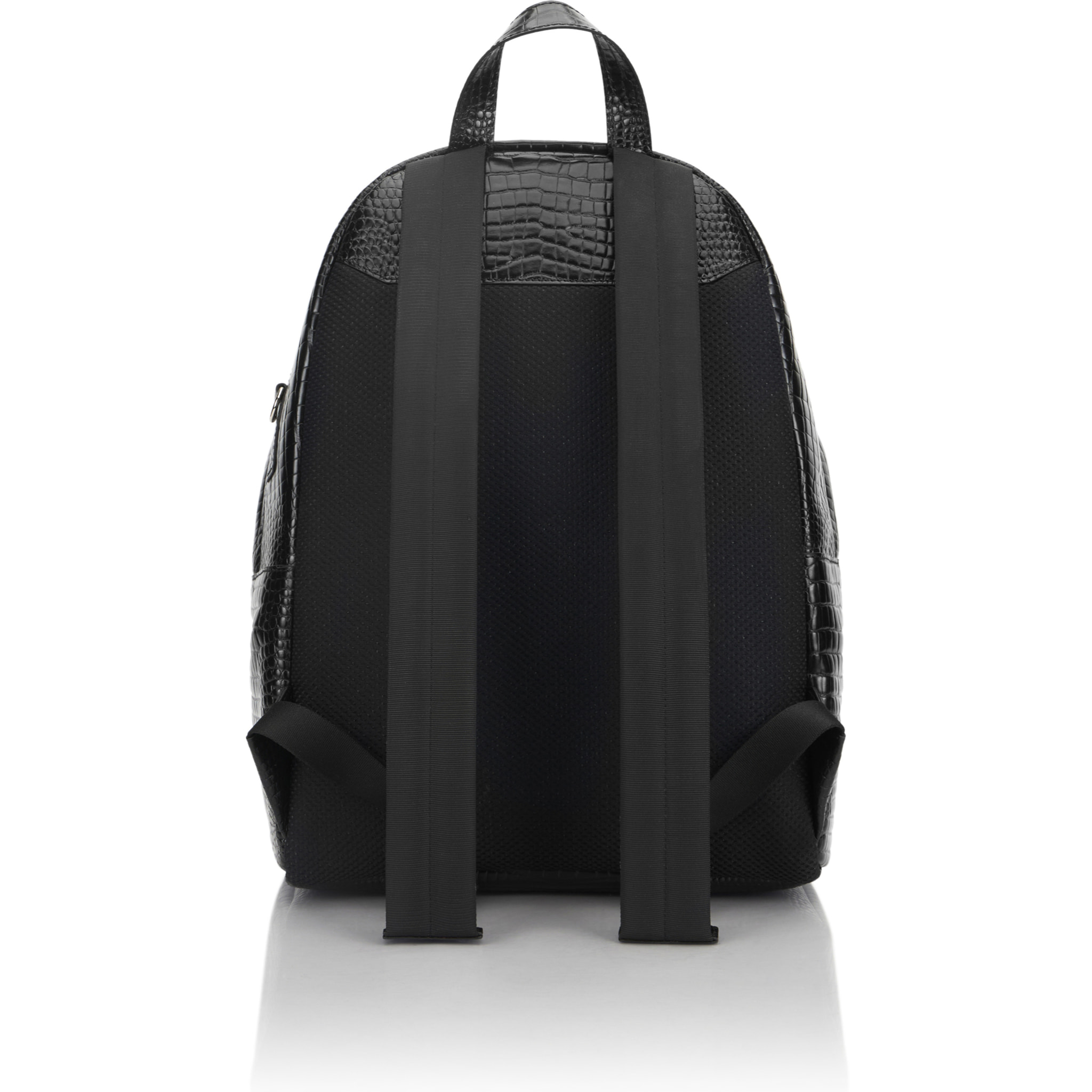 PHILIPP PLEIN Leather Backpack Cocco