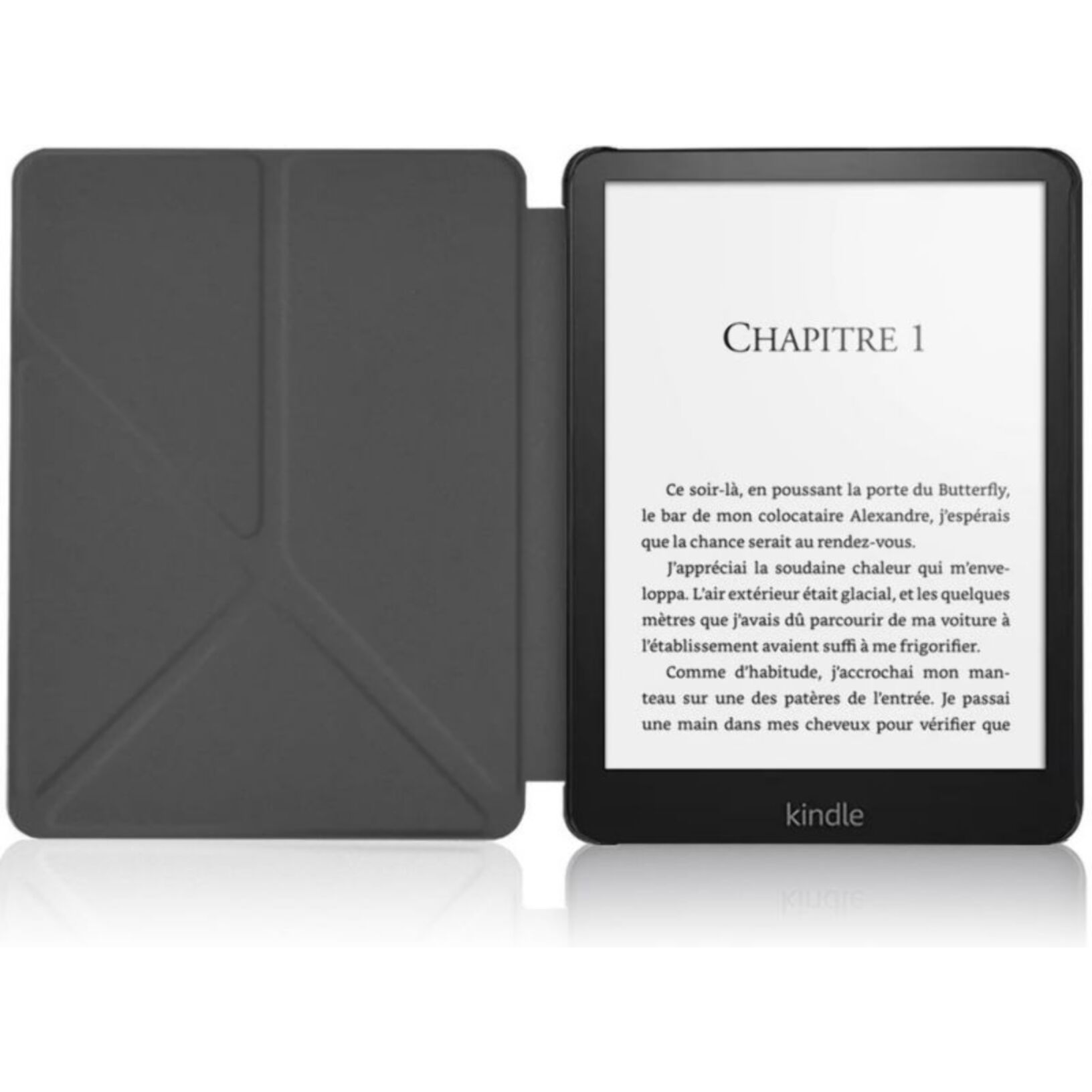 Etui IBROZ Origami Kindle Paperwhite 2021 Noir