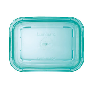 Barattolo ermetico rettangolare 82 cl Keep'n Box + Coperchio Lagoon - Luminarc