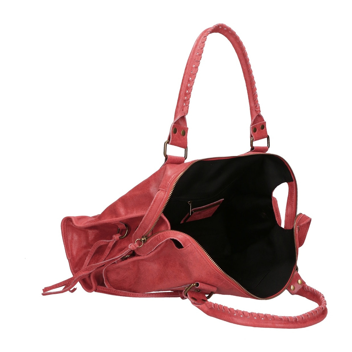 Borsa a spalla da donna - Modello Elara - Vera pelle - 41.0 x 28.0 x 13.0 cm