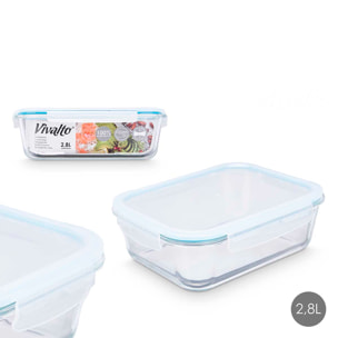 FIAMBRERA BOROSILICATO HERMETICA 2800ML