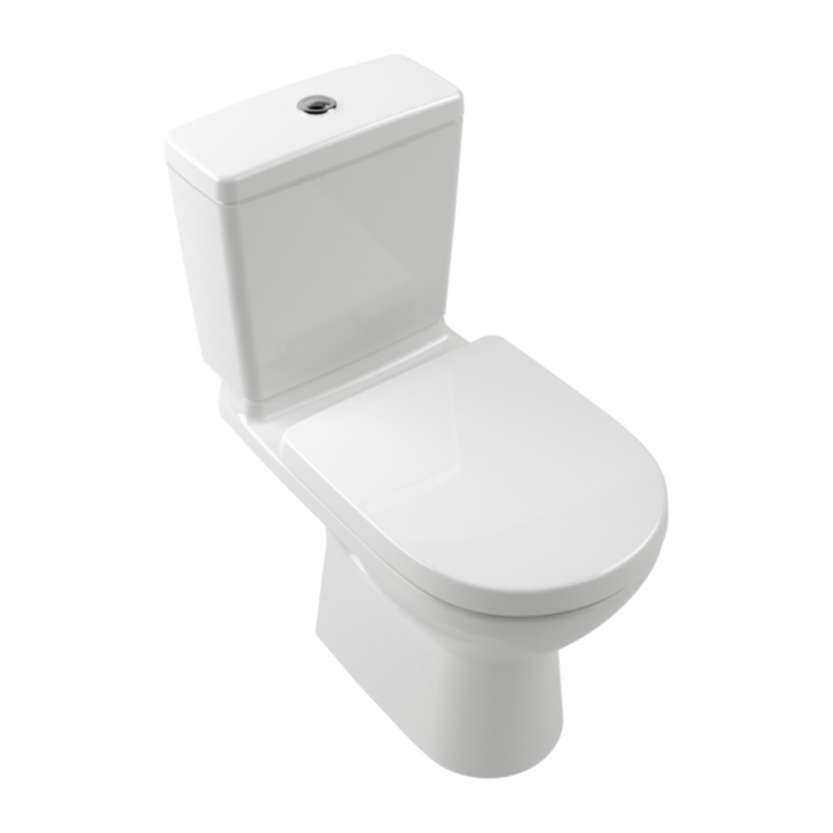 WC à poser sortie horizontale VILLEROY & BOCH O.novo Plus avec abattant frein de chute déclipsable