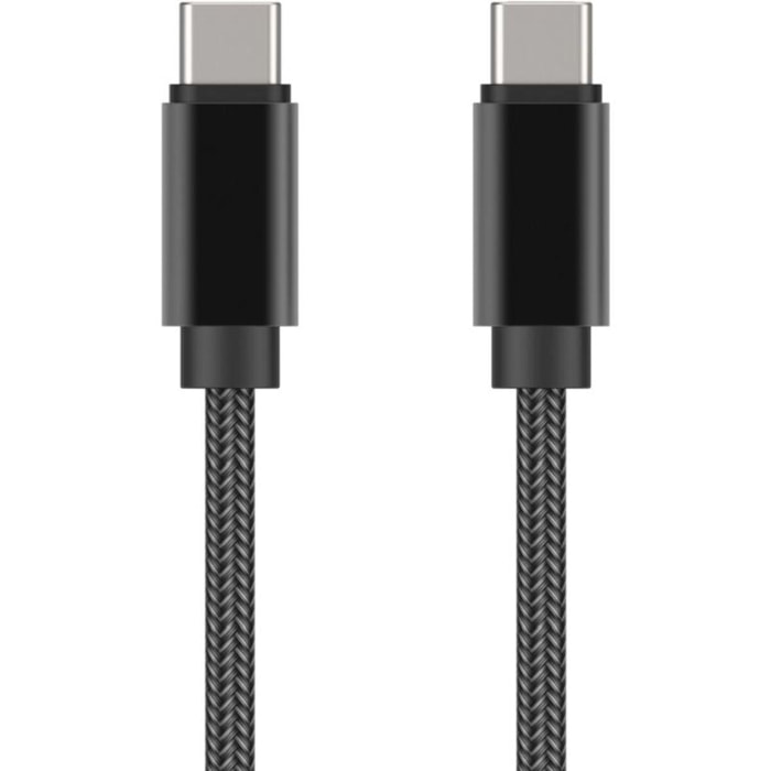 Câble USB C ADEQWAT vers USB-C noir 2m