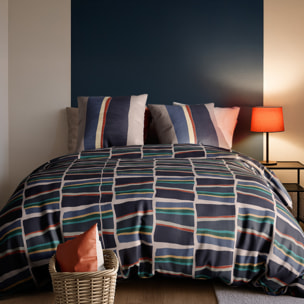 Parure Housse De Couette 3pcs 100% coton 57fils Arty