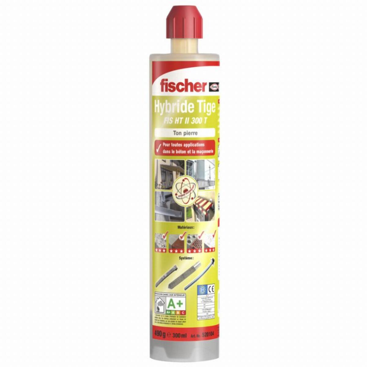 Résine hybride FIS HT II 300T FISCHER Ton Pierre - cartouche 300 ml - 520104