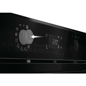 Four encastrable HAIER ID2P5B5EYTB - Pyrolyse - Hydrolyse - Chaleur pulsée - Porte froide - Rails télescopiques
