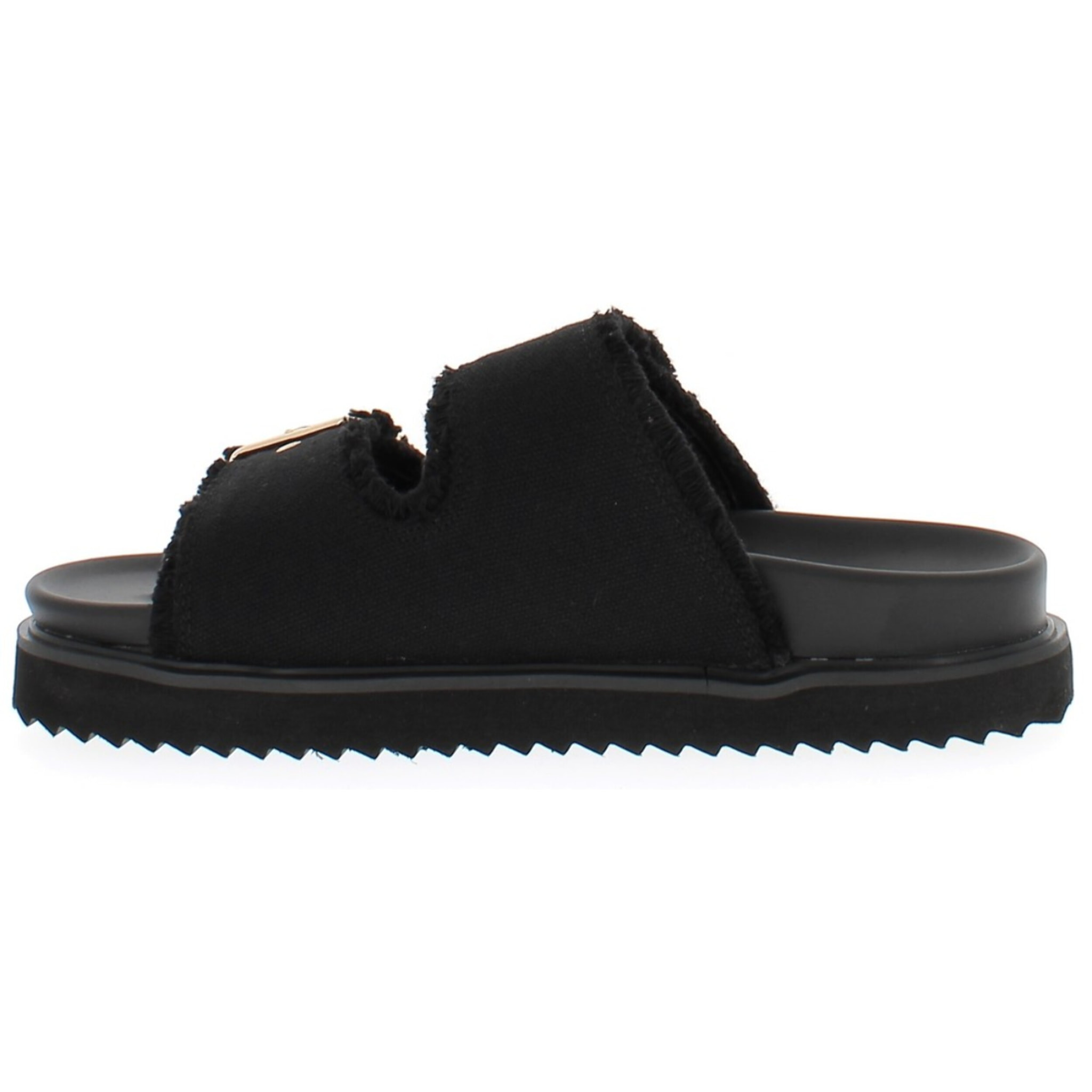 Armata di Mare Scarpe Donna Ciabatte con Doppia Fibbia AMD S61H39 Black