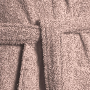 Bassetti Morbido Accappatoio 400 gr con Cappuccio 100% Cotone Uomo Donna Spugna Taglie Forti - ITALY Designed - Collezione MONIQUE - ORCHIDEA Q1