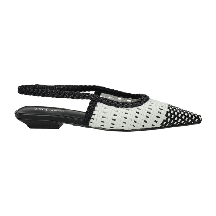 Décolleté sling back Donna Tata Italia Nero