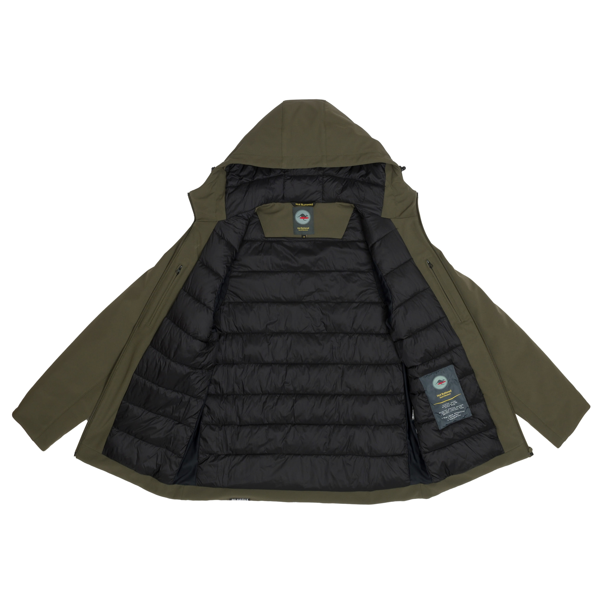 Chaqueta Hot Buttered térmica impermeable Tambora verde