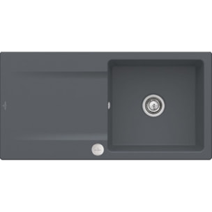 Evier Siluet 60 Graphite CeramicPlus avec vidage automatique
