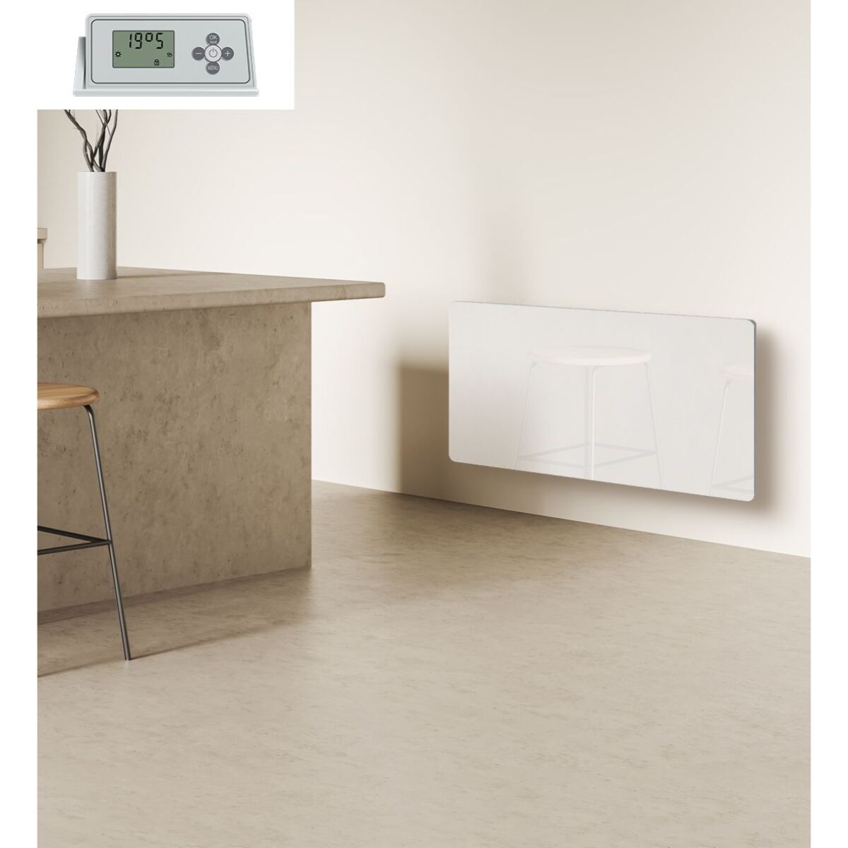 Panneau Rayonnant Verre 2000w
