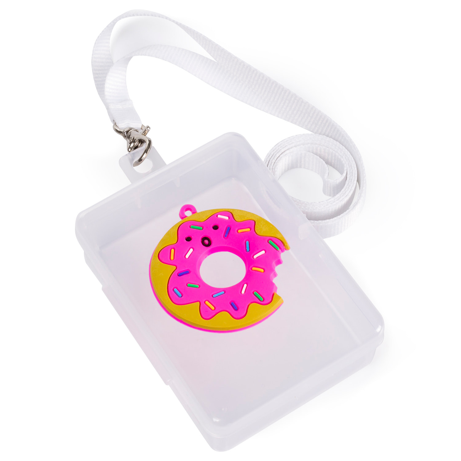 Porta mascherina igienico per bambini DESIGN ROSCIGLIA con lanyard.