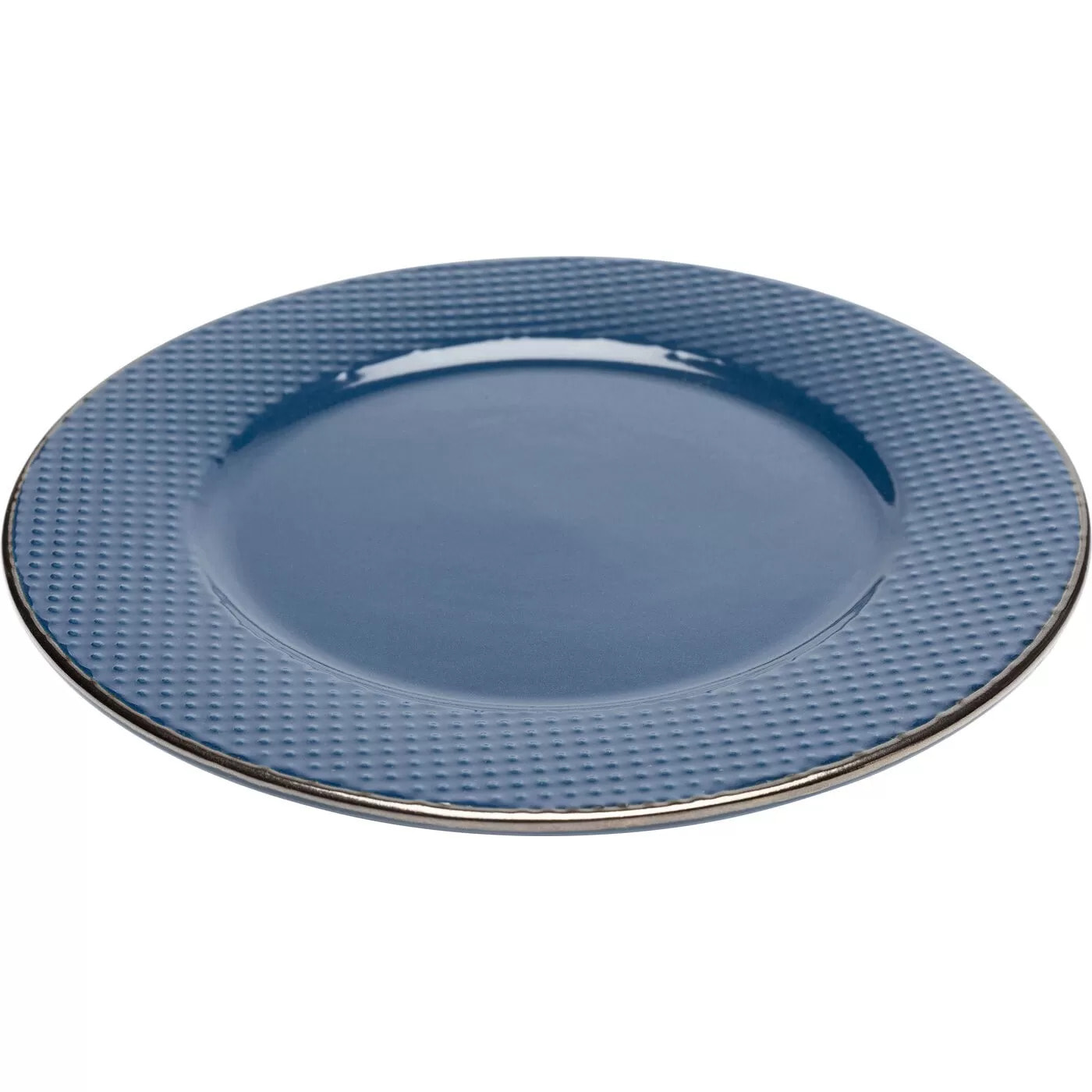 Assiettes Muse bleues 20cm set de 4 Kare Design