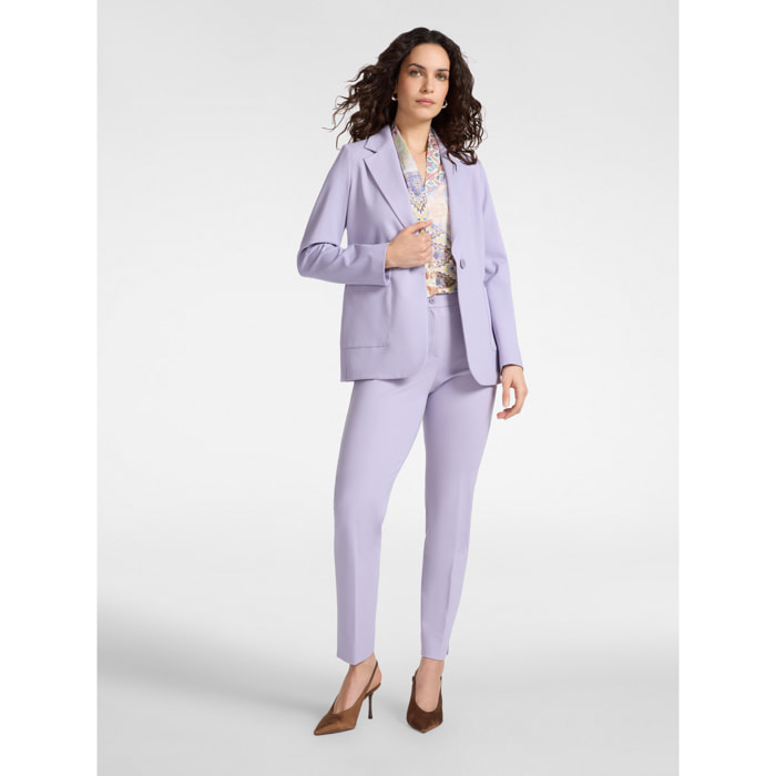 Elena Mirò - Pantaloni in punto Milano - Viola