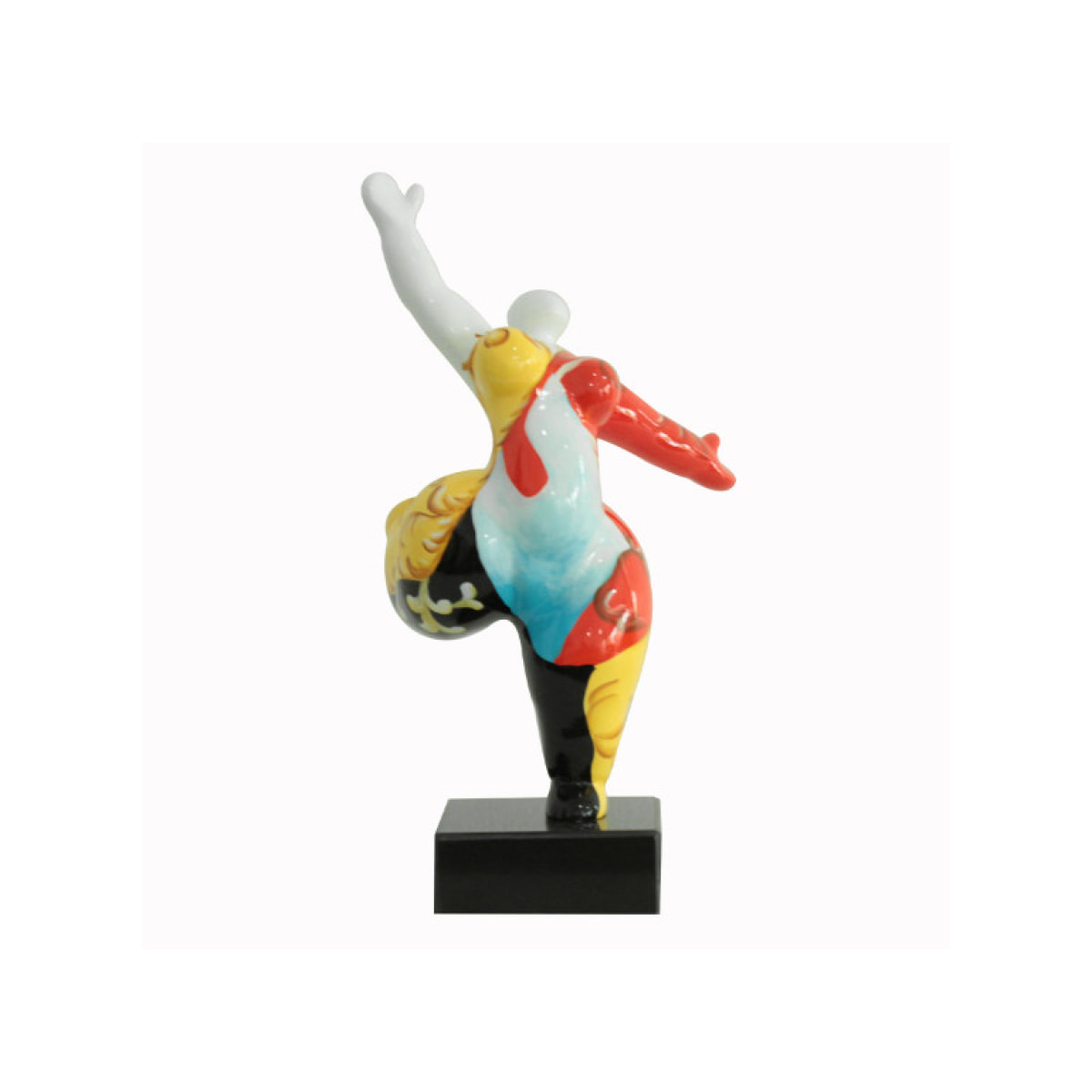 Statue femme danseuse en résine avec ornements H33cm - BALERINA 06