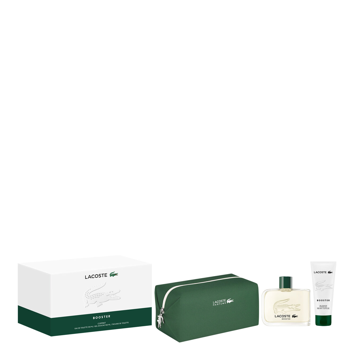 Booster - Coffret Eau de Toilette 125ml + Gel Douche 100ml et Trousse