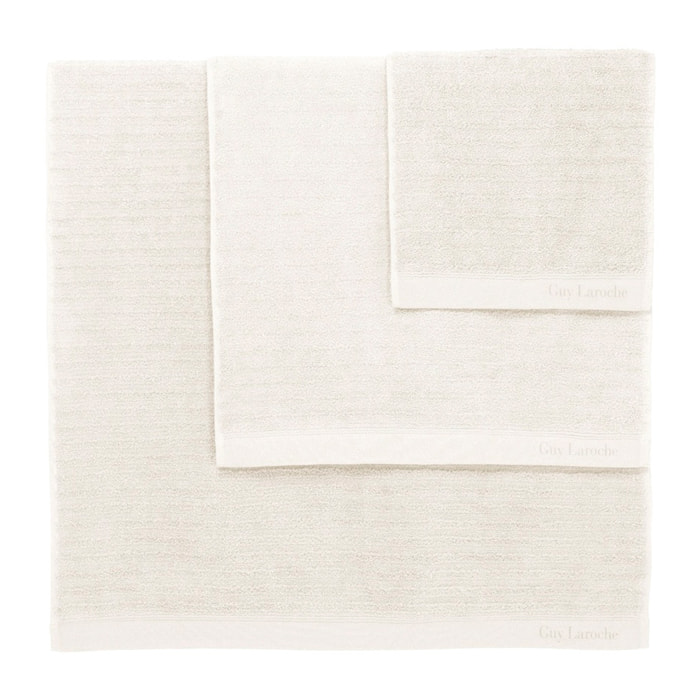 Set 3 serviettes PALACE - 100% coton 500 gr/m2 - 30x50+50x90+90x150 cm - Plusieurs couleurs disponibles -