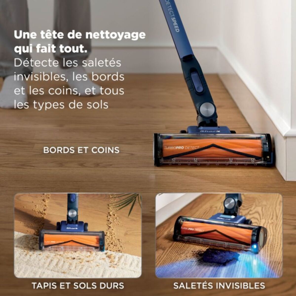 Aspirateur balai SHARK PowerDetect Speed IA3241FRT