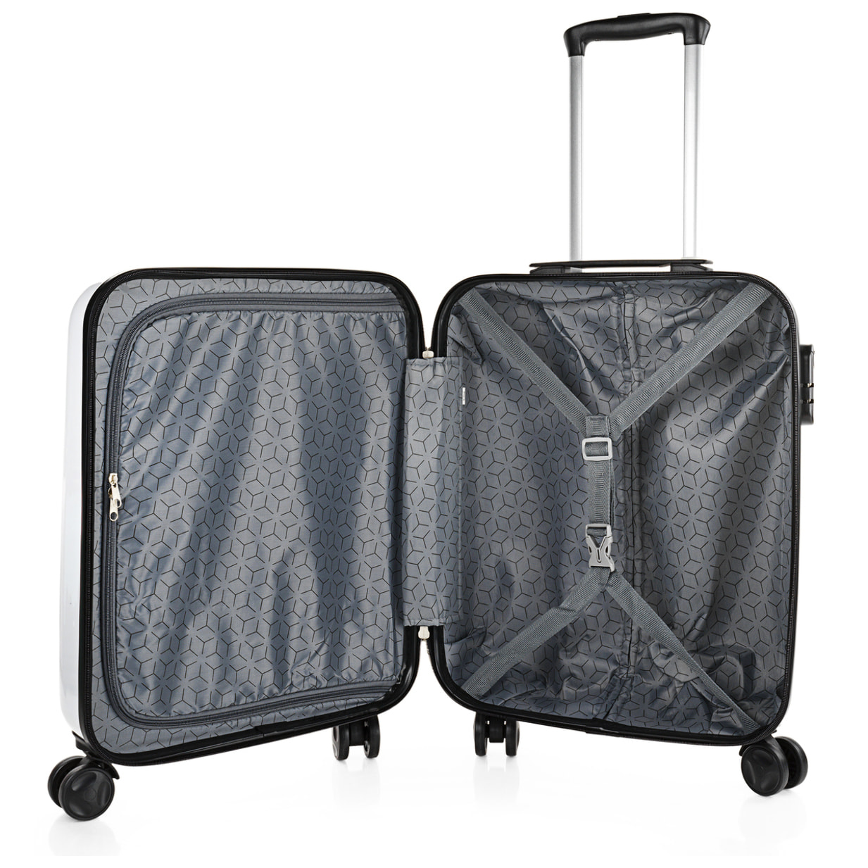 Maleta Pc Pequeña Itaca Stickers Blanco