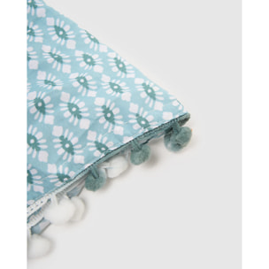 Pack bolso + toalla pareo walia agua marina
