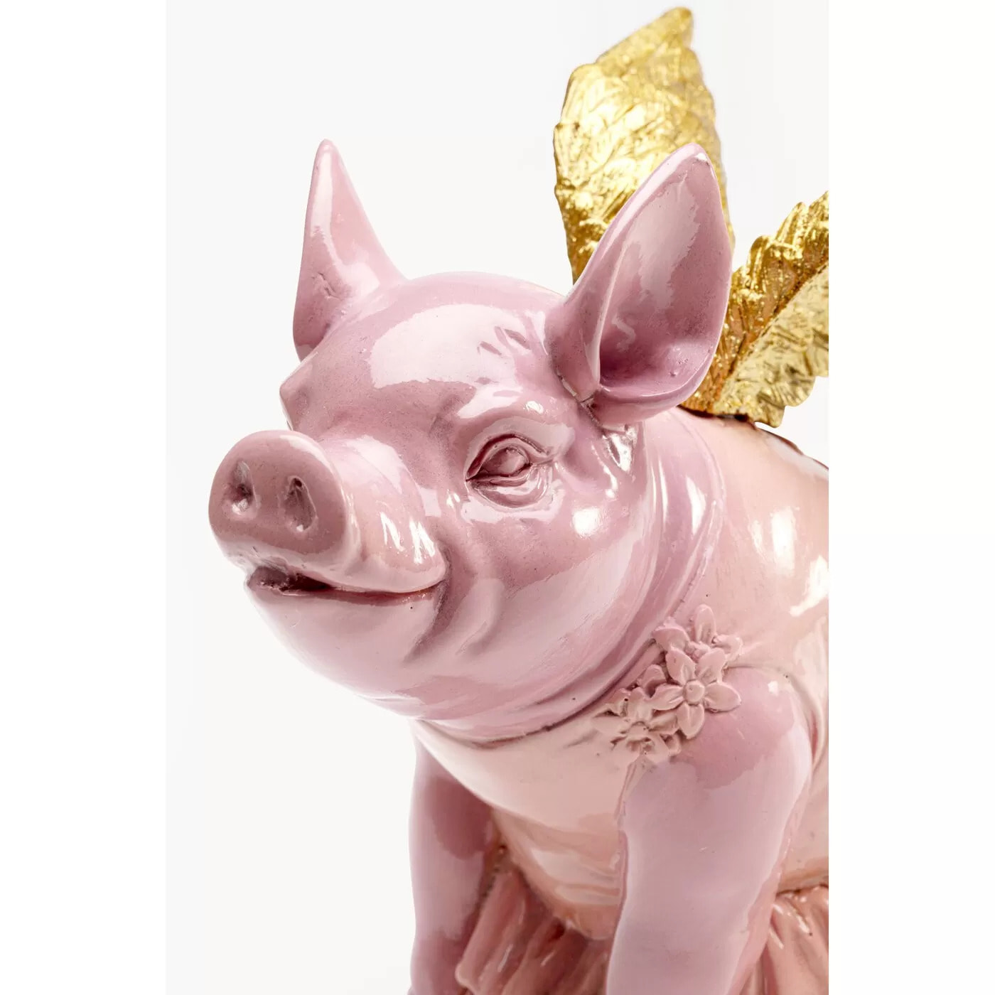 Tirelire cochon ailé rose 15cm Kare Design