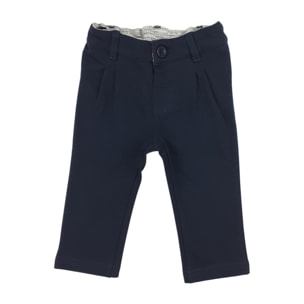 PANTALONE FELPA BLU TAGLIO CLASSICO