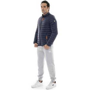 Piumino invernale da uomo con zip e collo alto "Basic"