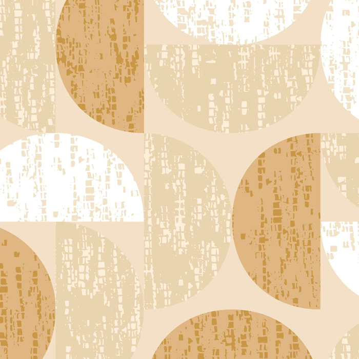 Papier peint panoramique Groove - Ocre