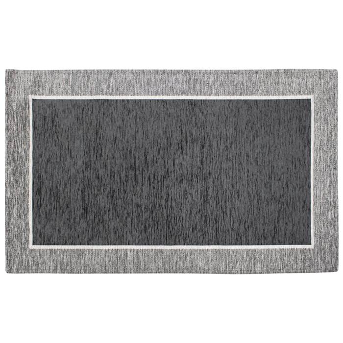 TAPPETO ARREDO DIS.ROMA ANTRACITE 65x175 CM CON ANTISCIVOLO