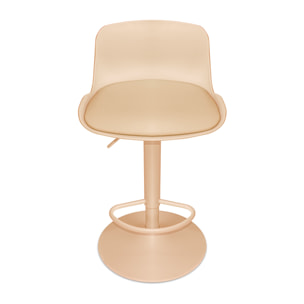 Amsterdam - Coppia di sgabelli regolabili - tortora