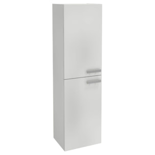 Colonne de salle de bain Ola Up, 2 portes blanc brillant