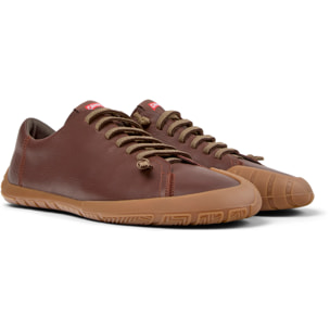 Sneakers - CAMPER Peu Path+ - Marrone - Pelle liscia