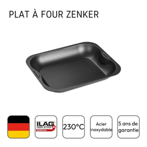 Petit plat à four rectangle 28 x 23 cm Zenker Spécial Cooking