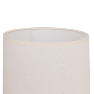 Lampe à poser champignon secteur Vinus terracotta H45,5cm