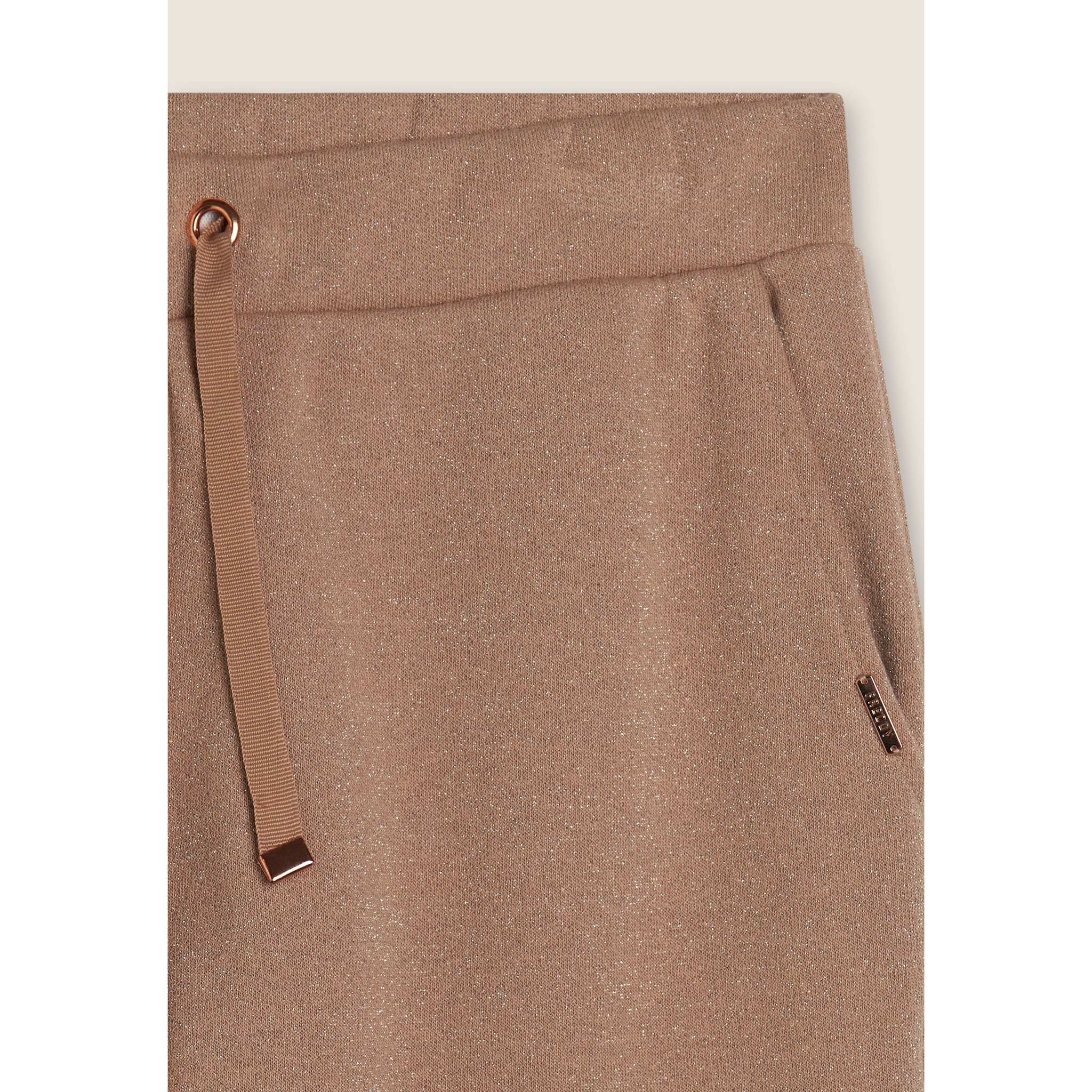Pantaloni donna regular mélange lurex
