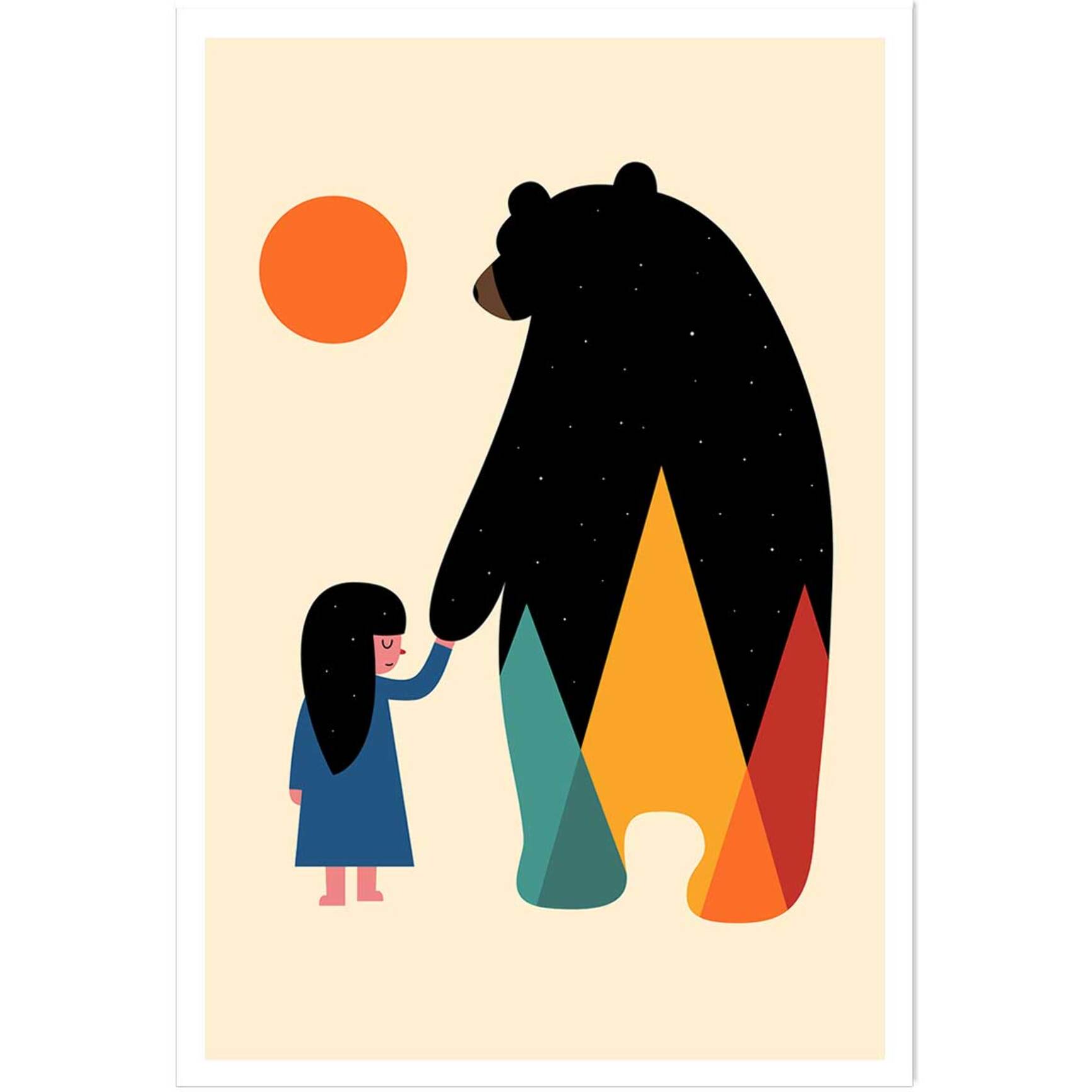 Affiche enfant go home Affiche seule