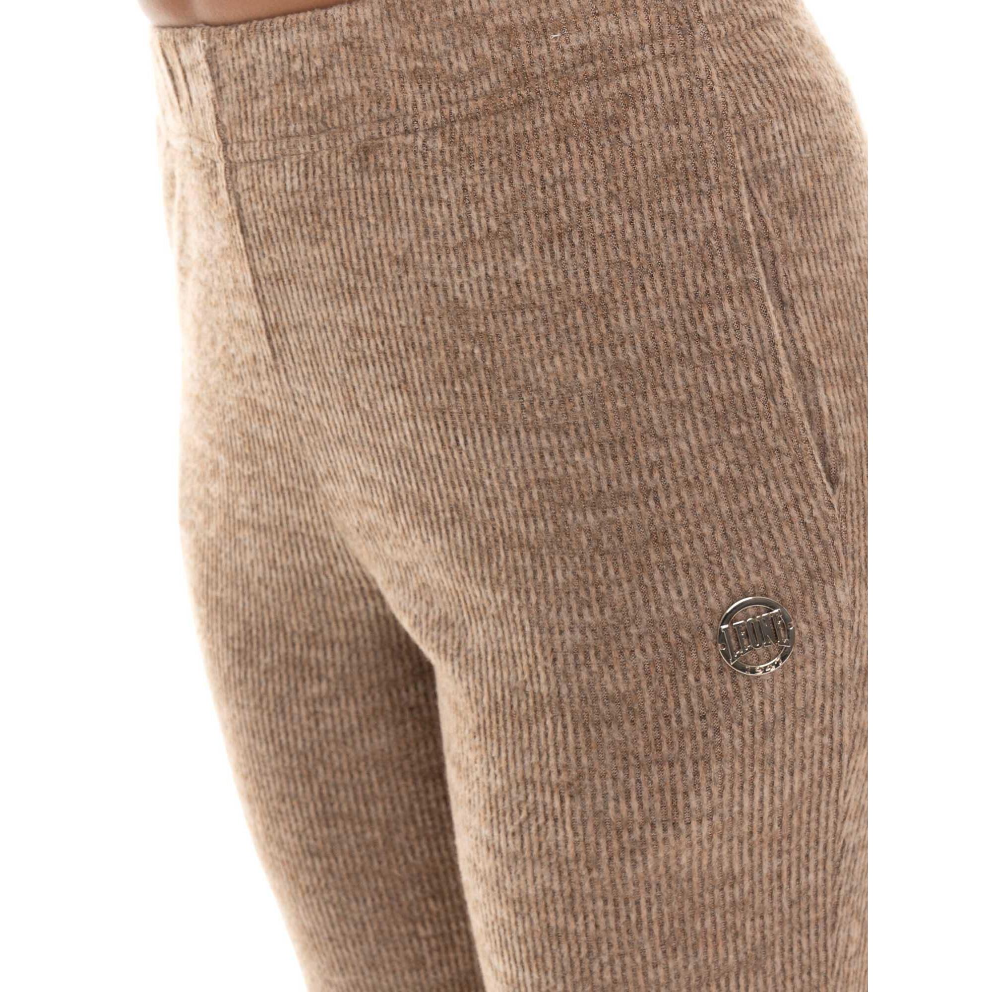 Pantalones de invierno acanalados de tacto cálido para mujer Leone 1947