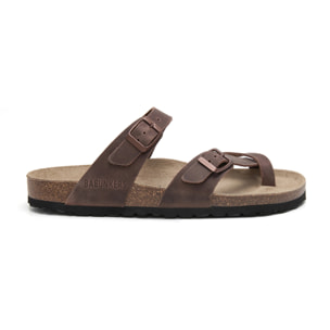 SANDALIA BABUNKERS MARRON