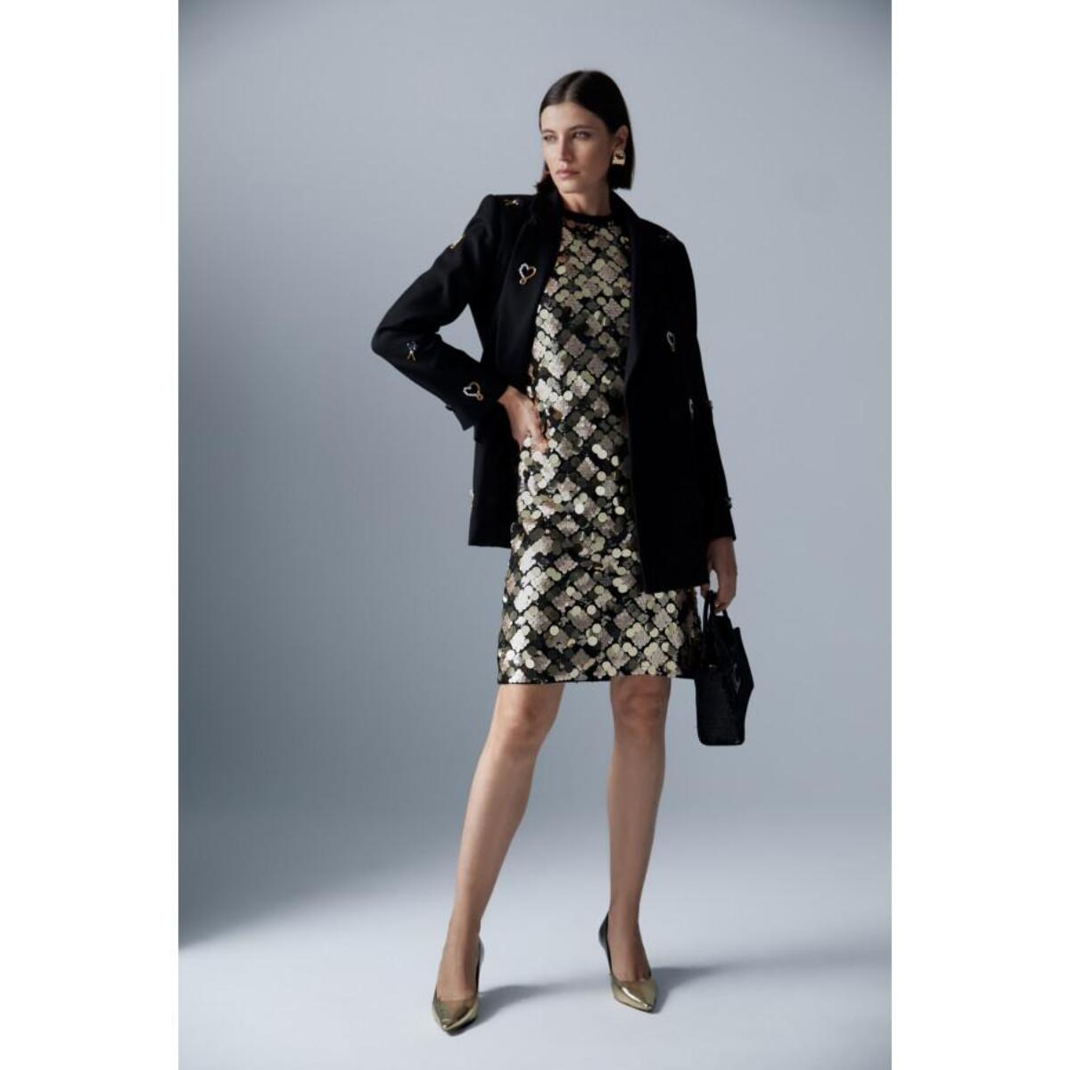 Abito Lungo di Paillettes