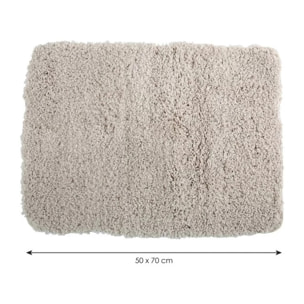 MSV tapis de bain Microfibre 40x60cm Beige