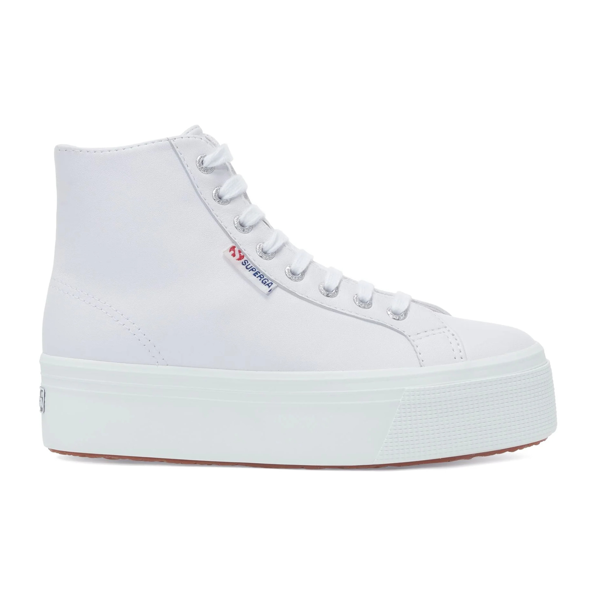 Superga - Zapatos de mujer Mujer Blanco - 2708 HI TOP NAPPA