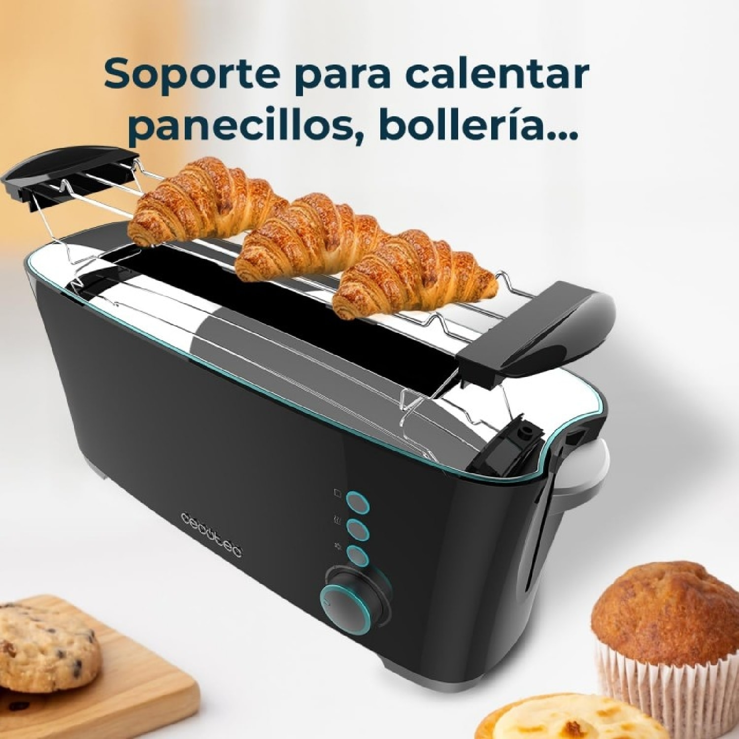 Grille-pain verticaux Toast&Taste Extra B Cecotec