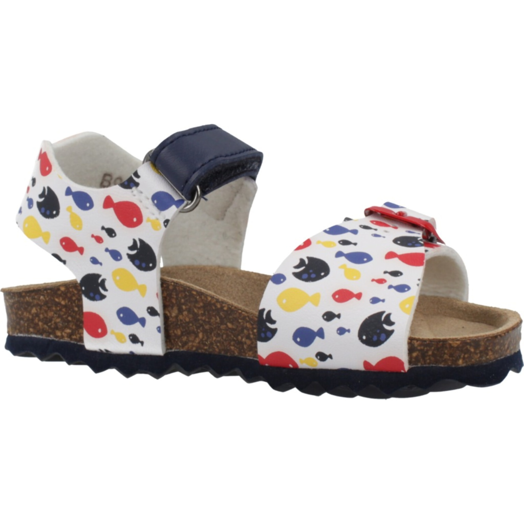 Sandalias Niño de la marca GEOX  modelo B SANDAL CHALKI BOY BLANCO