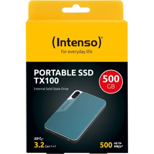 Disque dur SSD externe INTENSO 500go TX100