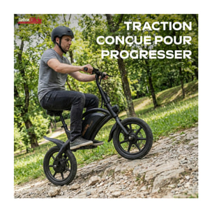 Draisienne Électrique Adulte E-bike 140 – Moteur 1000W - Autonomie Jusqu'a 18 km - Pneu 14" Gonflable - Batterie 42V/5.2Ah - Poids 15Kg